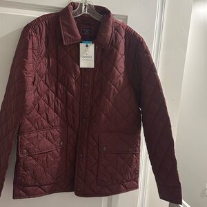 Untuck it Wynnwood jacket. Burgundy color. Size medium. BNWT